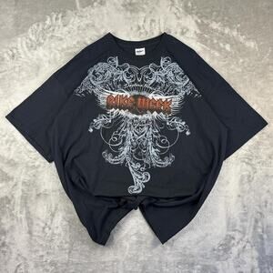 Bike week double side aop affliction style Gildan t shirt size XL